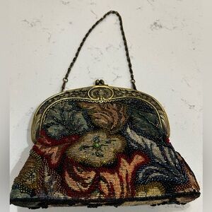 Stephanie Beaded Tapestry Mini Bag